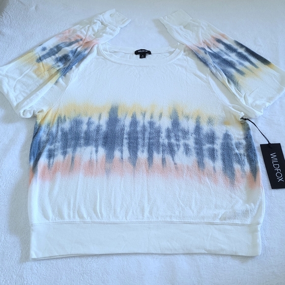 Wildfox🦊 "Baja Burst" Tie Dye☮️ Sweatshirt  - NWT - Picture 15 of 16